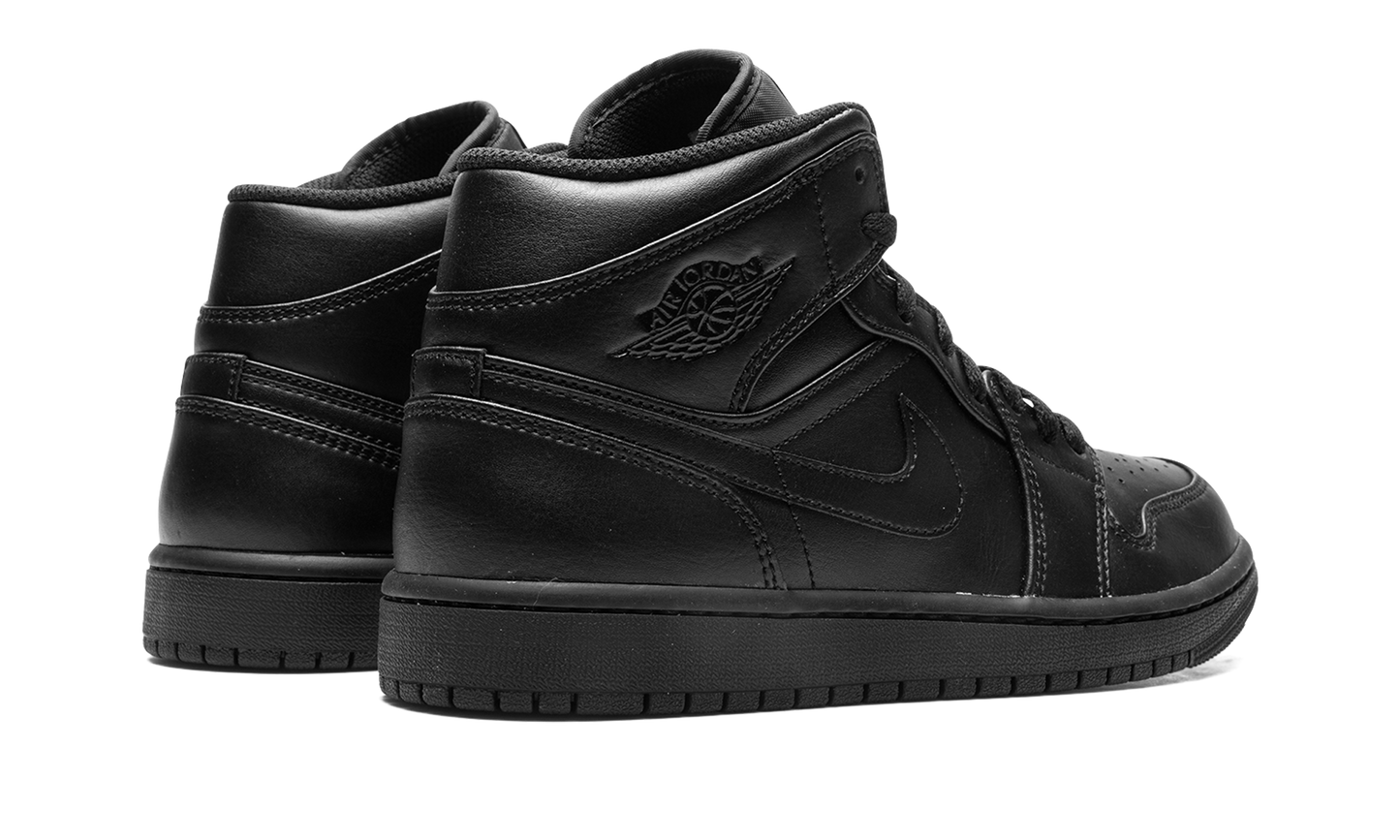 Air Jordan 1 Mid Triple Black