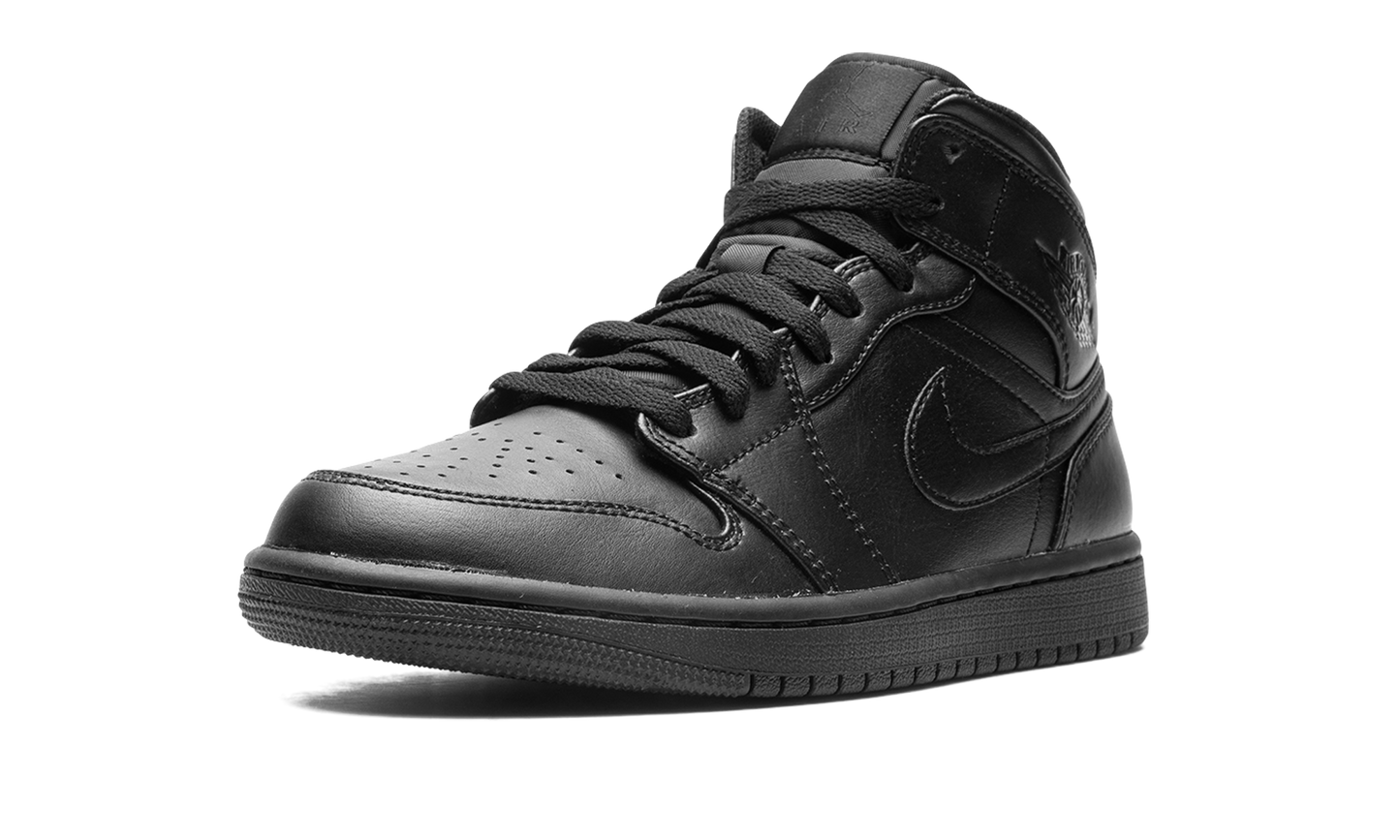 Air Jordan 1 Mid Triple Black