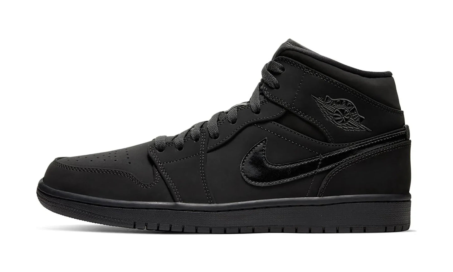 Air Jordan 1 Mid Triple Black (2020)