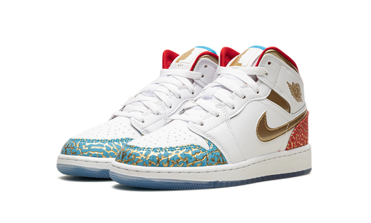 Air Jordan 1 Mid Sneaker School NC to Chicago