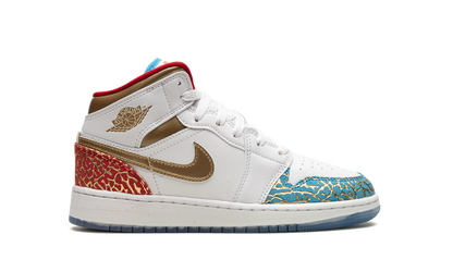 Air Jordan 1 Mid Sneaker School NC to Chicago