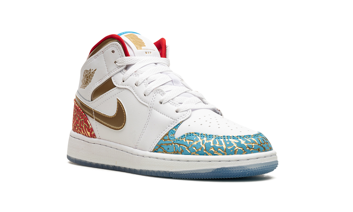 Air Jordan 1 Mid Sneaker School NC to Chicago