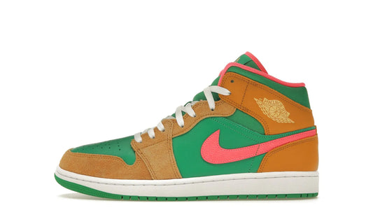 Air Jordan 1 Mid SE Wheat Watermelon