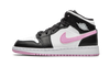 Air Jordan 1 Mid White Black Light Arctic Pink