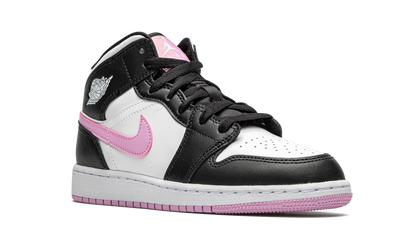 Air Jordan 1 Mid White Black Light Arctic Pink