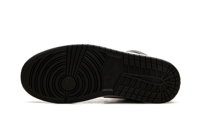 Air Jordan 1 Mid SE Patent Black White Metallic Silver Metallic Gold