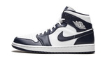 Air Jordan 1 Mid White Metallic Gold Obsidian