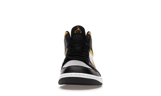 Air Jordan 1 Mid White Pollen Black