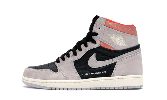 Air Jordan 1 Retro High Neutral Grey Hyper Crimson