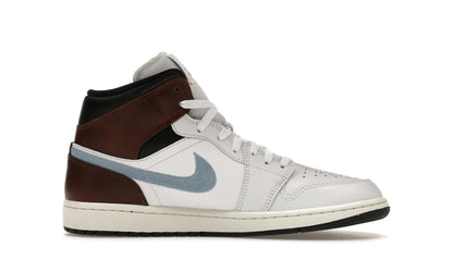 Air Jordan 1 Mid SE Brown Blue Grey