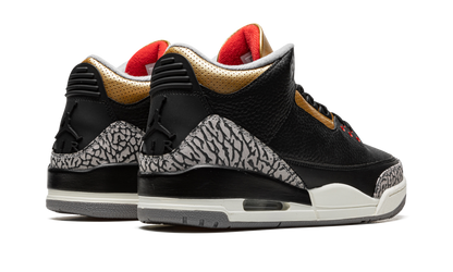 Air Jordan 3 Retro Black Cement Gold