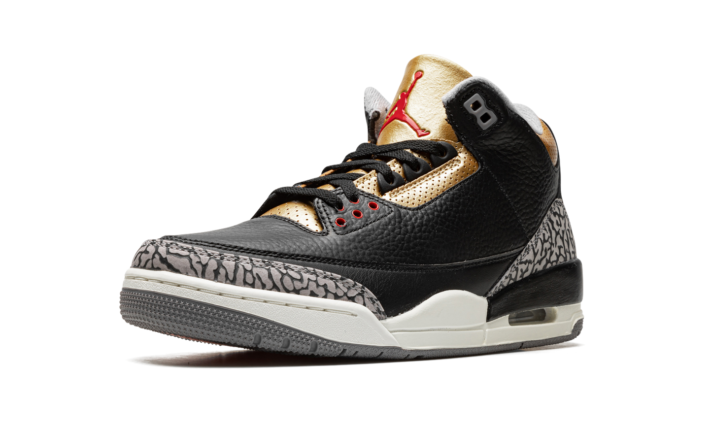 Air Jordan 3 Retro Black Cement Gold