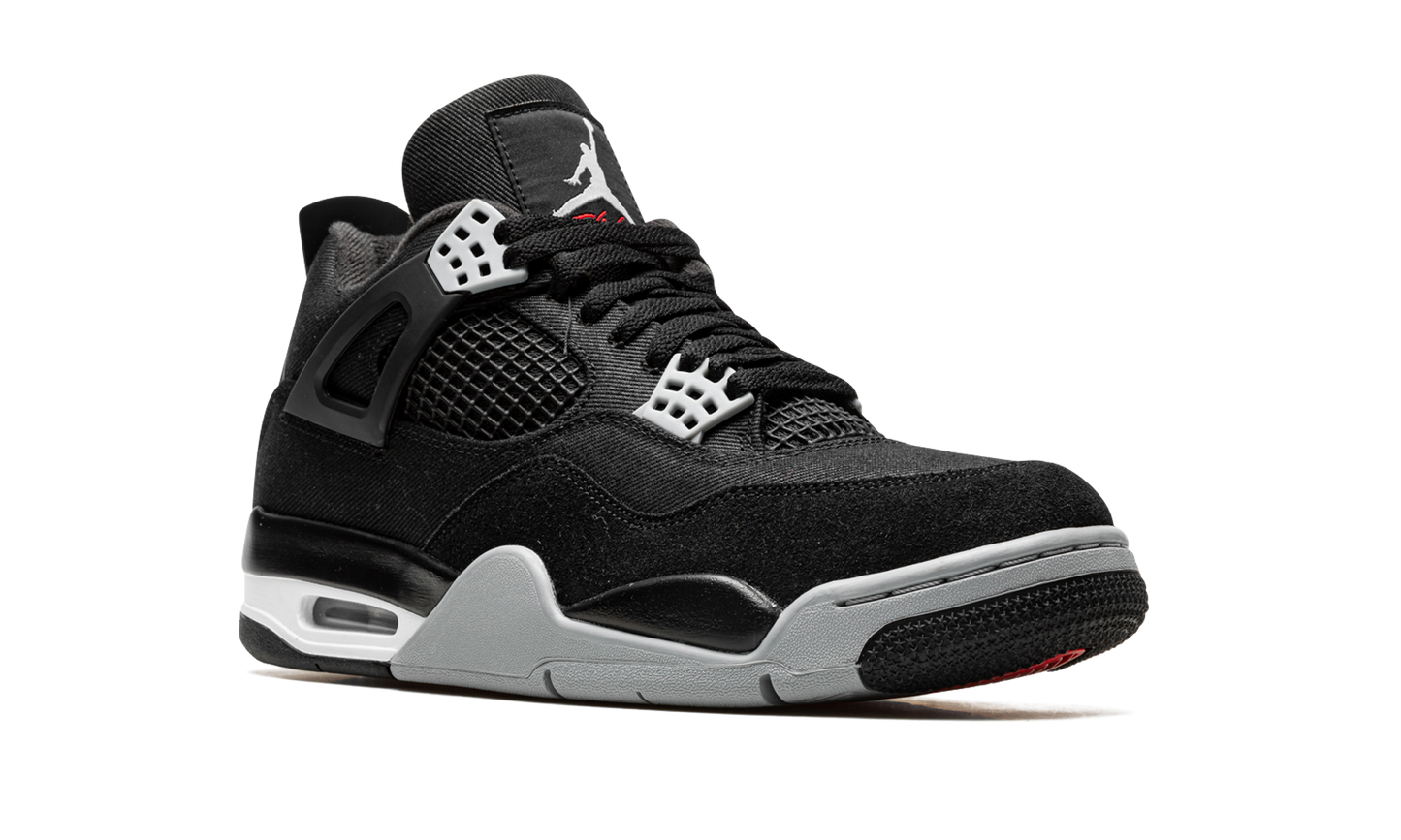 Air Jordan 4 Retro SE Black Canvas