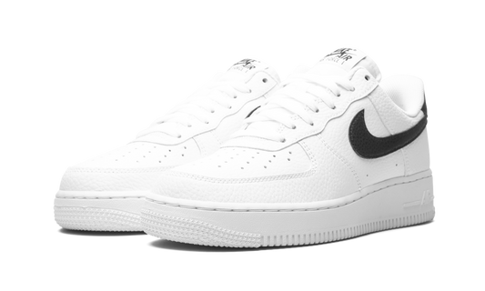Nike Air Force 1 Low '07 White Black Pebbled Leather