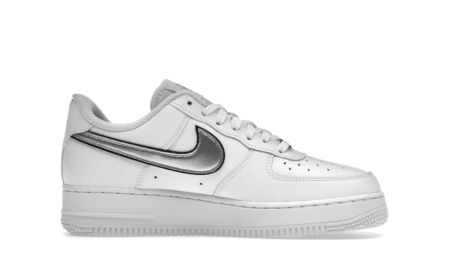 Nike Air Force 1 Low '07 Essential White Metallic Silver Black