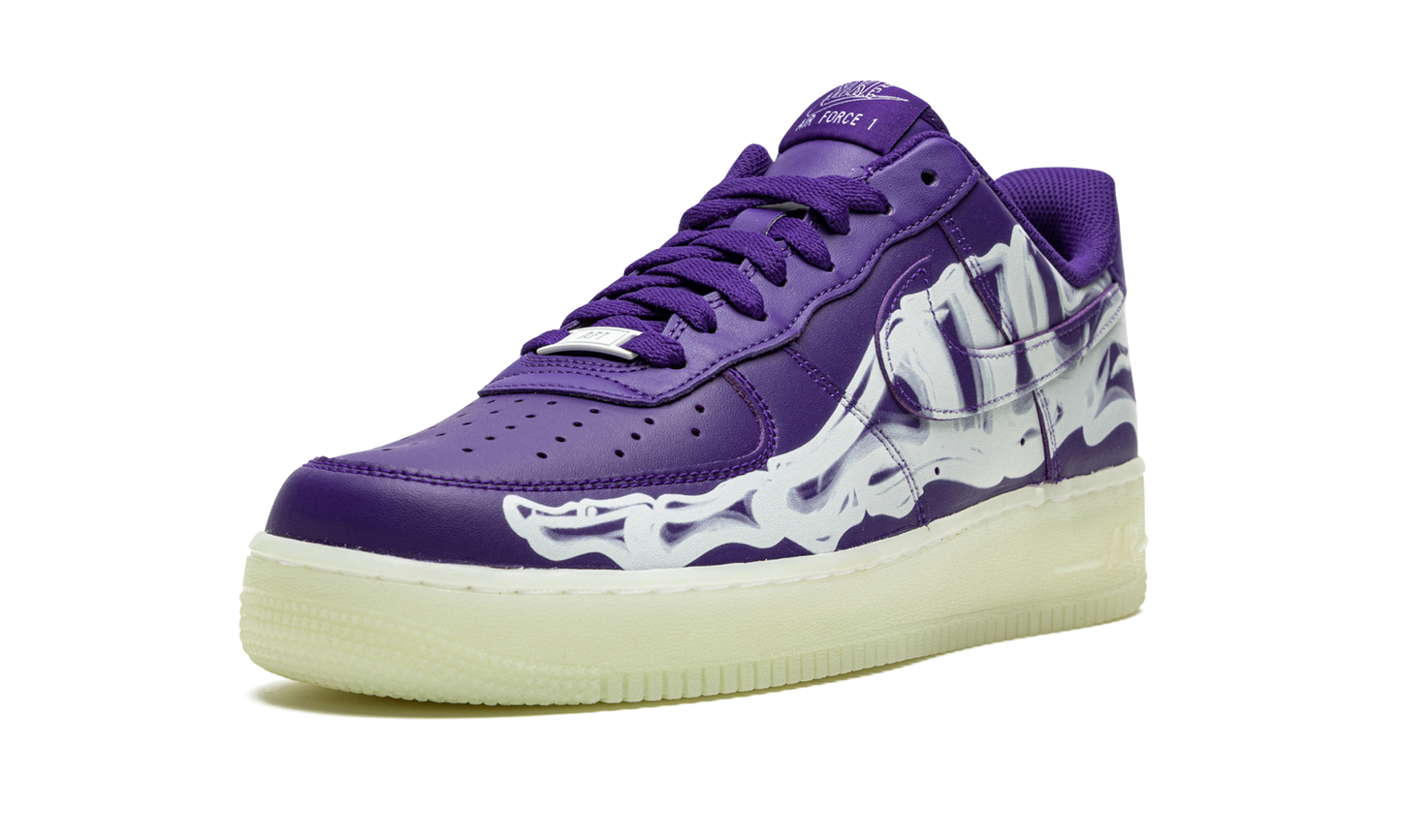 Nike Air Force 1 Low '07 QS Purple Skeleton Halloween (2021)