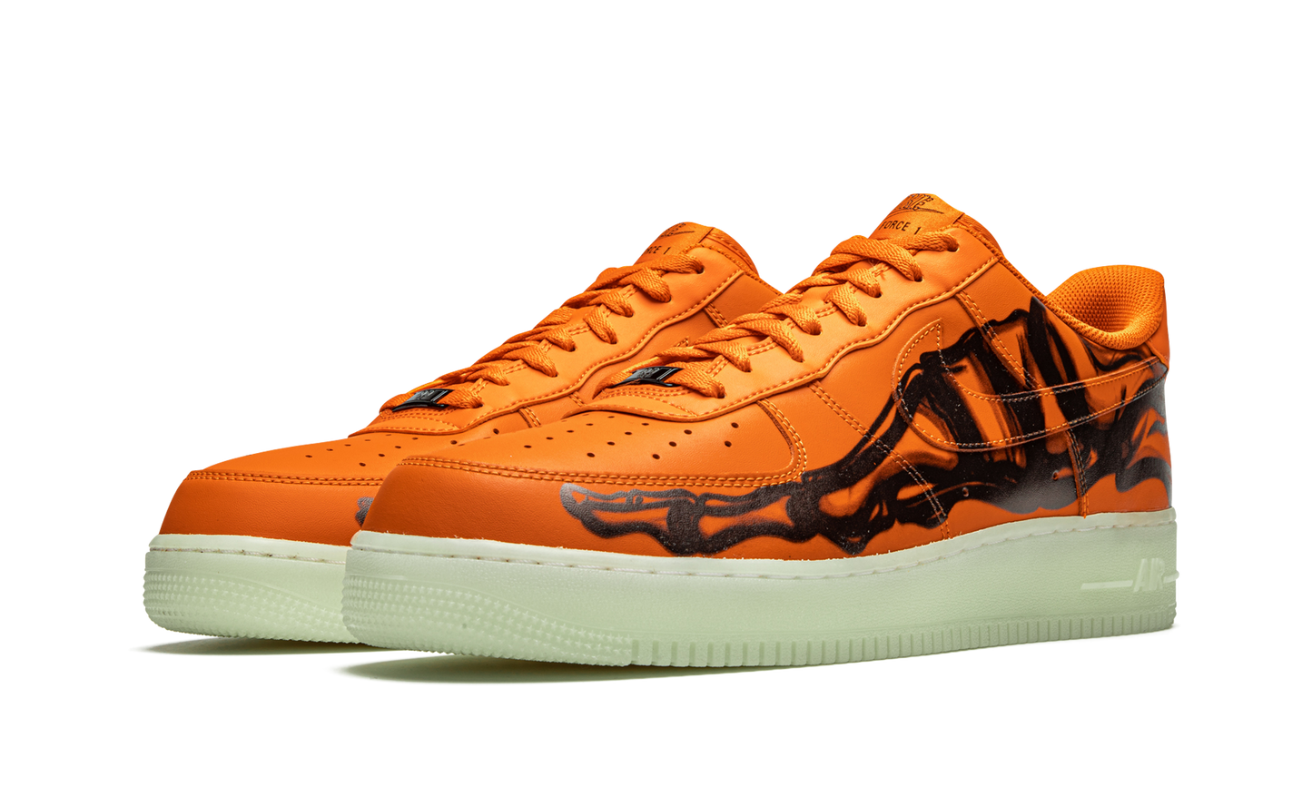 Nike Air Force 1 Low Orange Skeleton Halloween (2020)