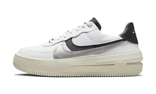 Nike Air Force 1 PLT.AF.ORM White Metallic Silver Black