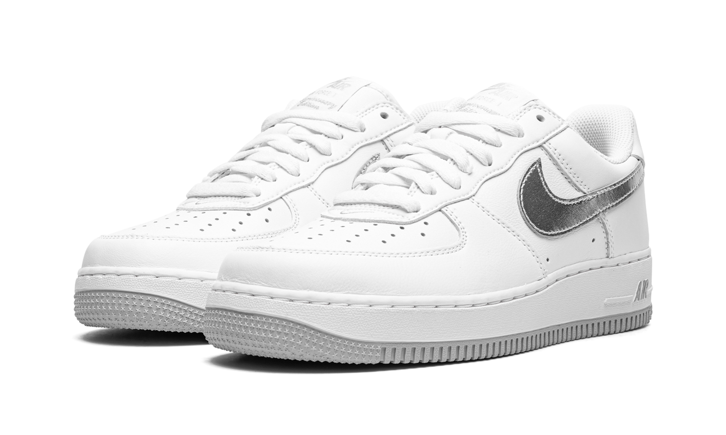 Nike Air Force 1 '07 Low Color of the Month White Metallic Silver