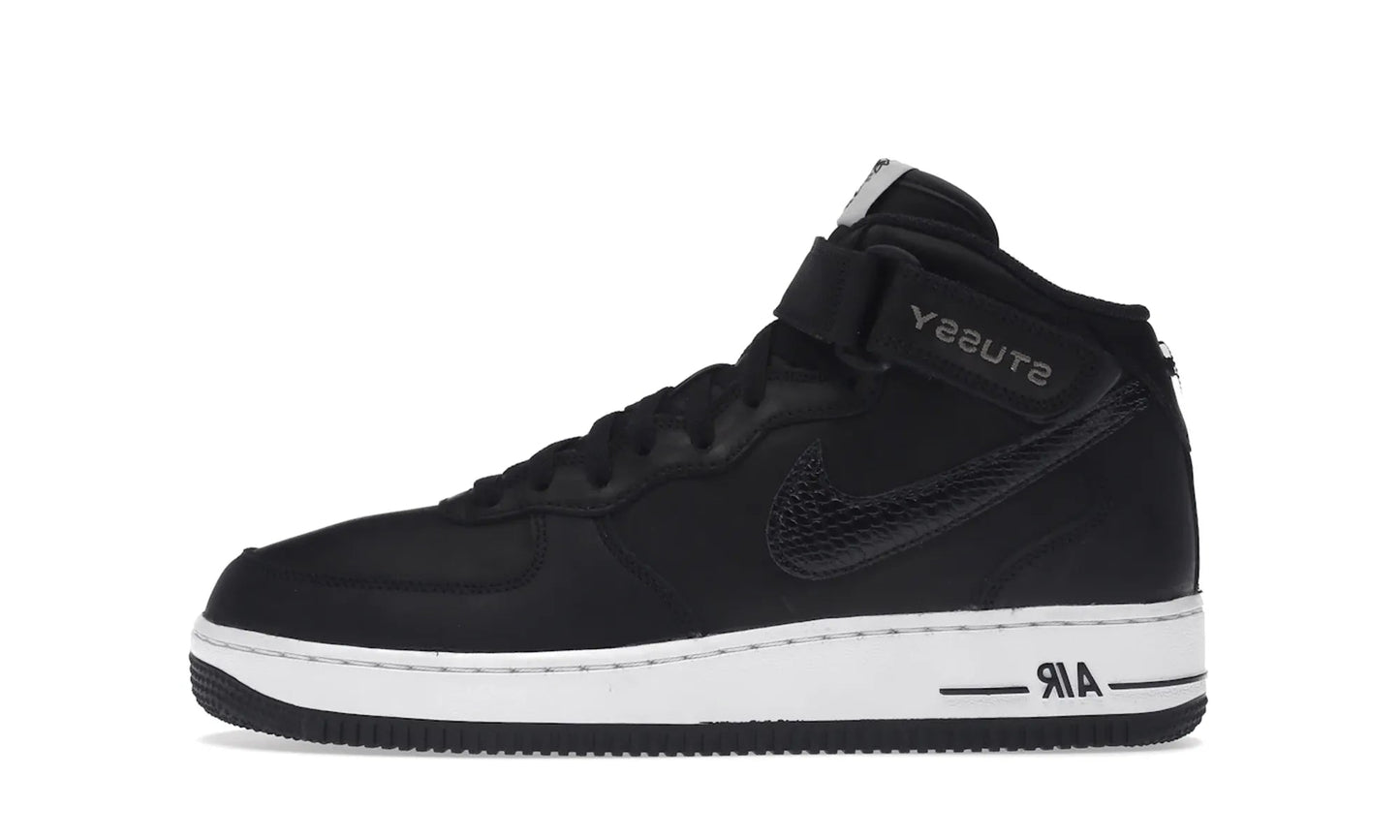 Nike Air Force 1 Mid Stussy Black White