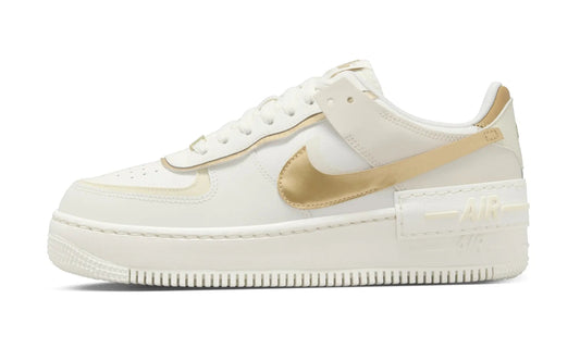 Nike Air Force 1 Shadow Sail Coconut Milk Metallic Gold