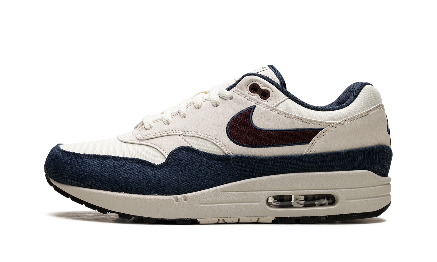 Nike Air Max 1 Coconut Milk Burgundy Crush Navy