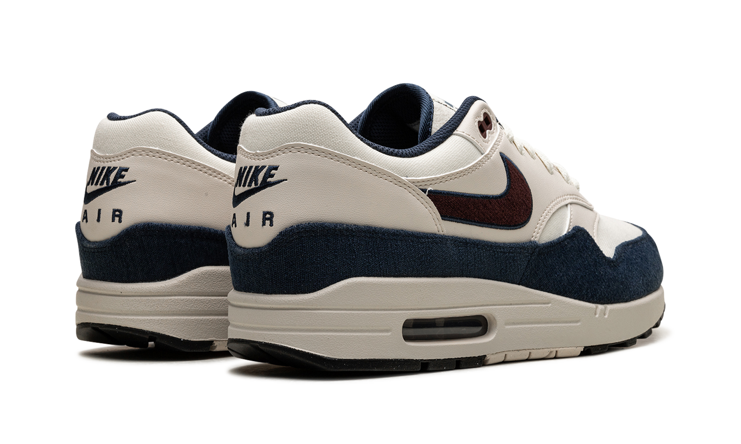 Nike Air Max 1 Coconut Milk Burgundy Crush Navy