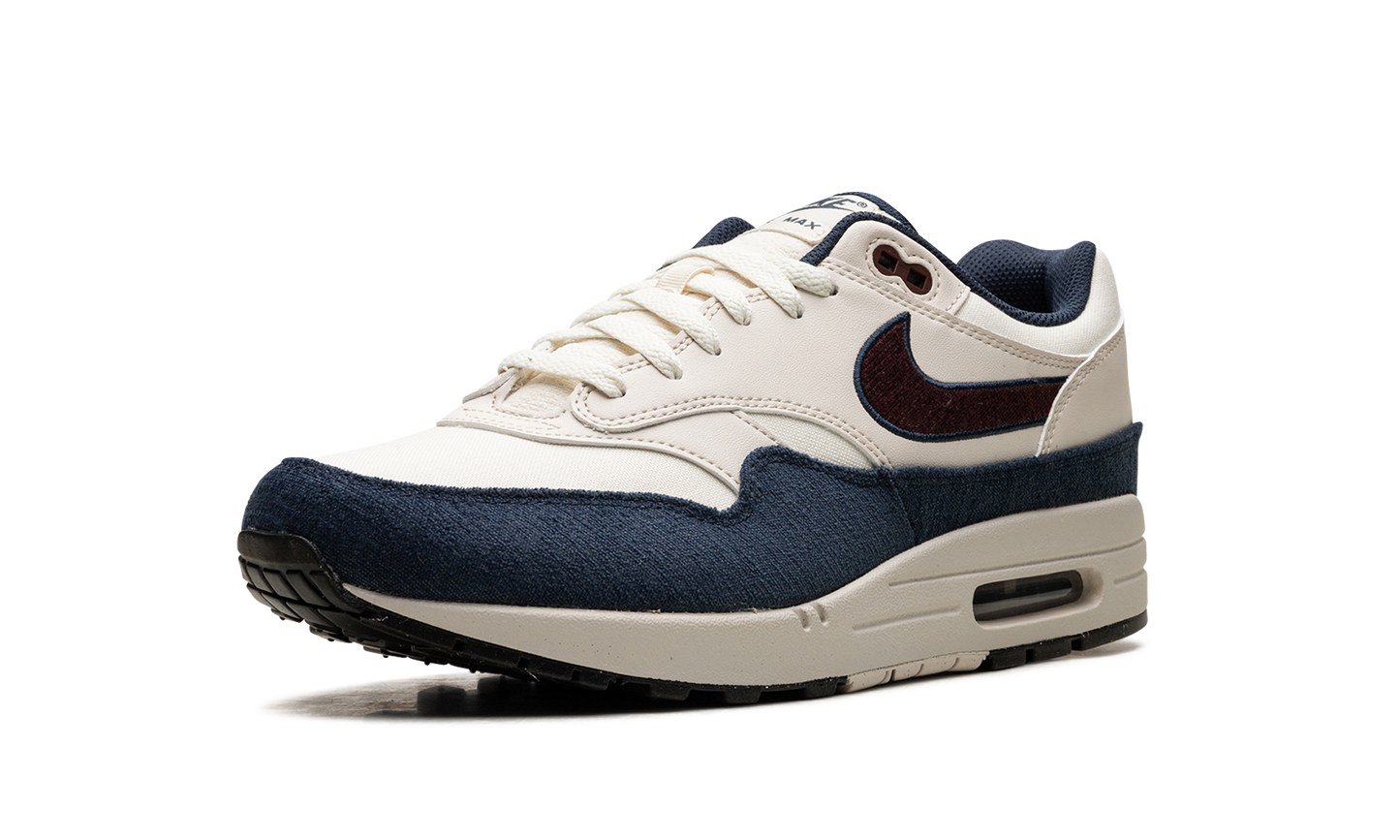 Nike Air Max 1 Coconut Milk Burgundy Crush Navy
