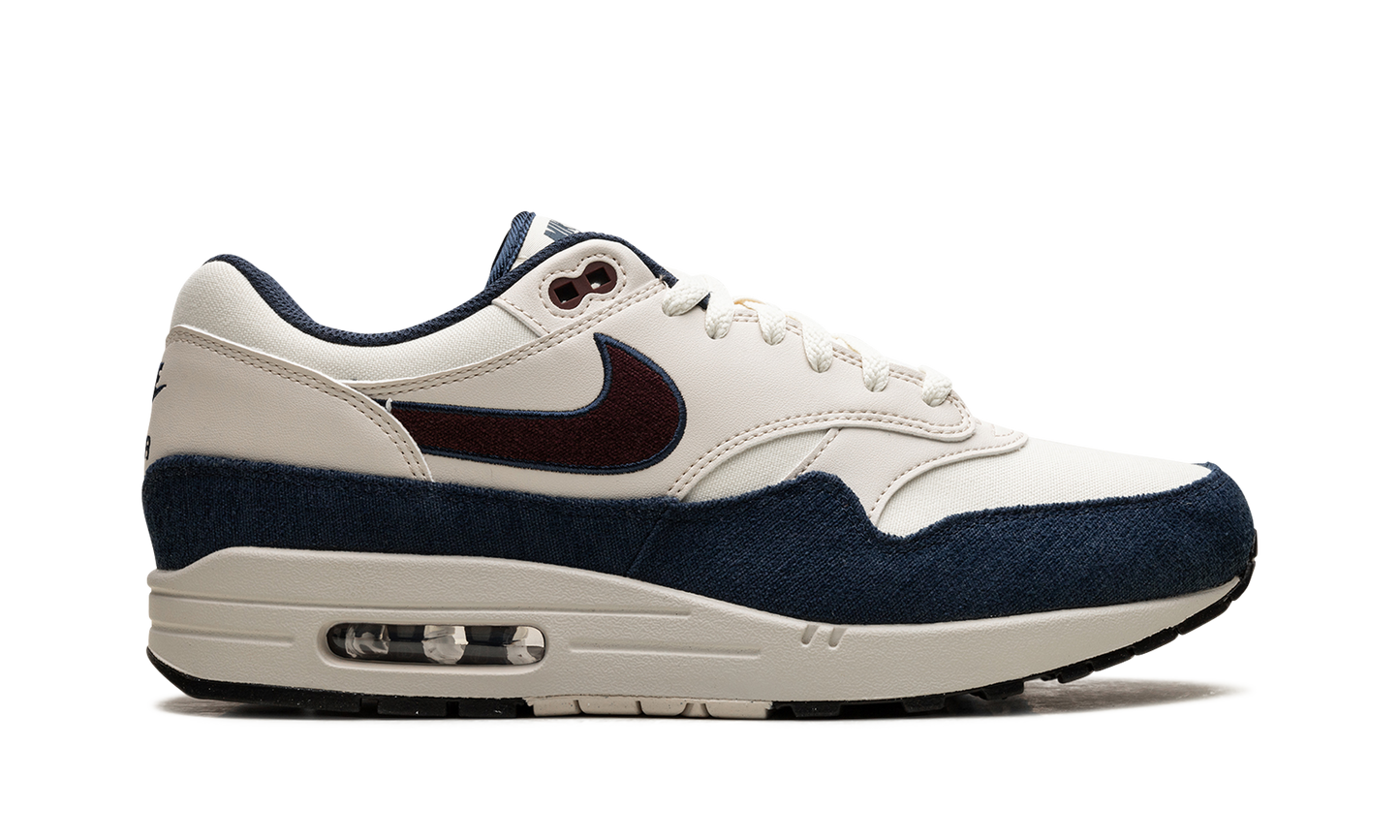 Nike Air Max 1 Coconut Milk Burgundy Crush Navy