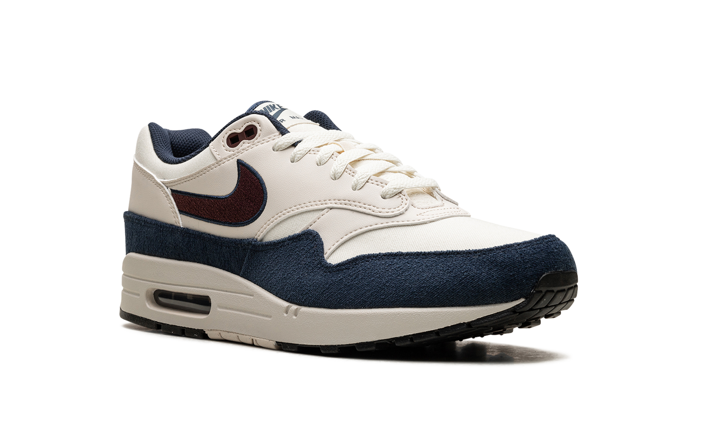 Nike Air Max 1 Coconut Milk Burgundy Crush Navy