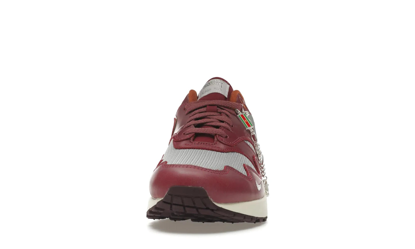 Nike Air Max 1 Patta Waves Rush Maroon (with Bracelet)