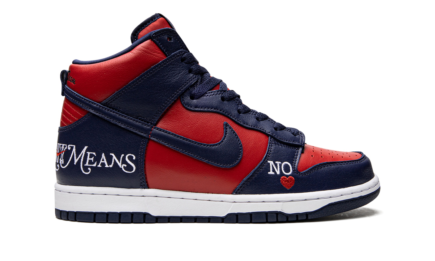 Nike SB Dunk High Supreme By Any Means Navy