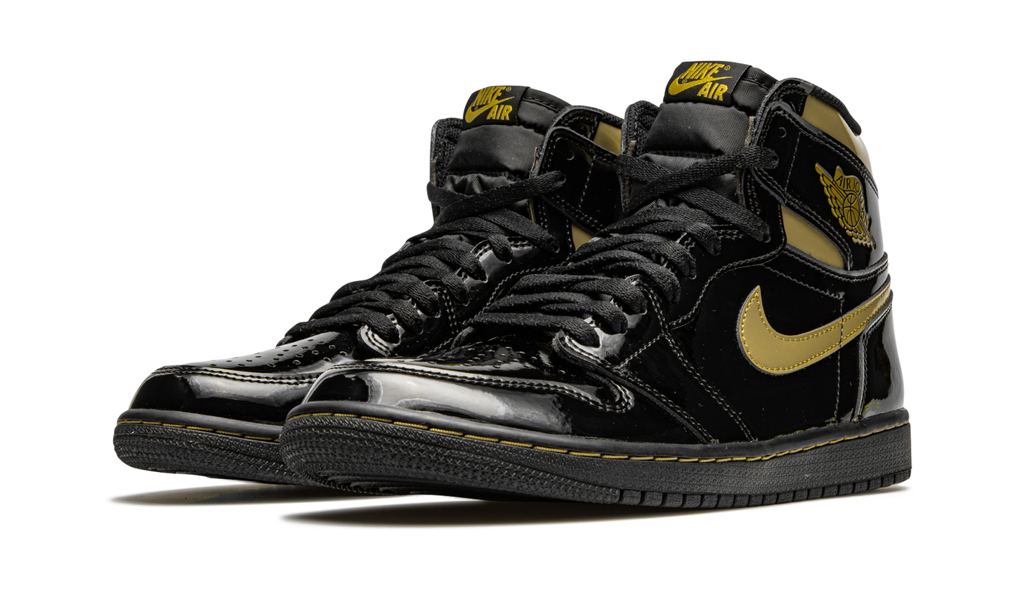 Air Jordan 1 Retro High Black Metallic Gold (2020)