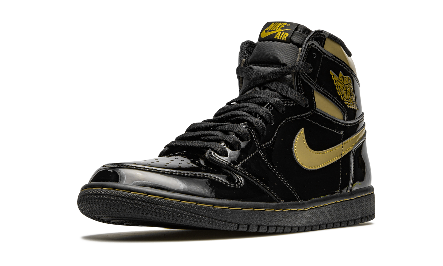 Air Jordan 1 Retro High Black Metallic Gold (2020)