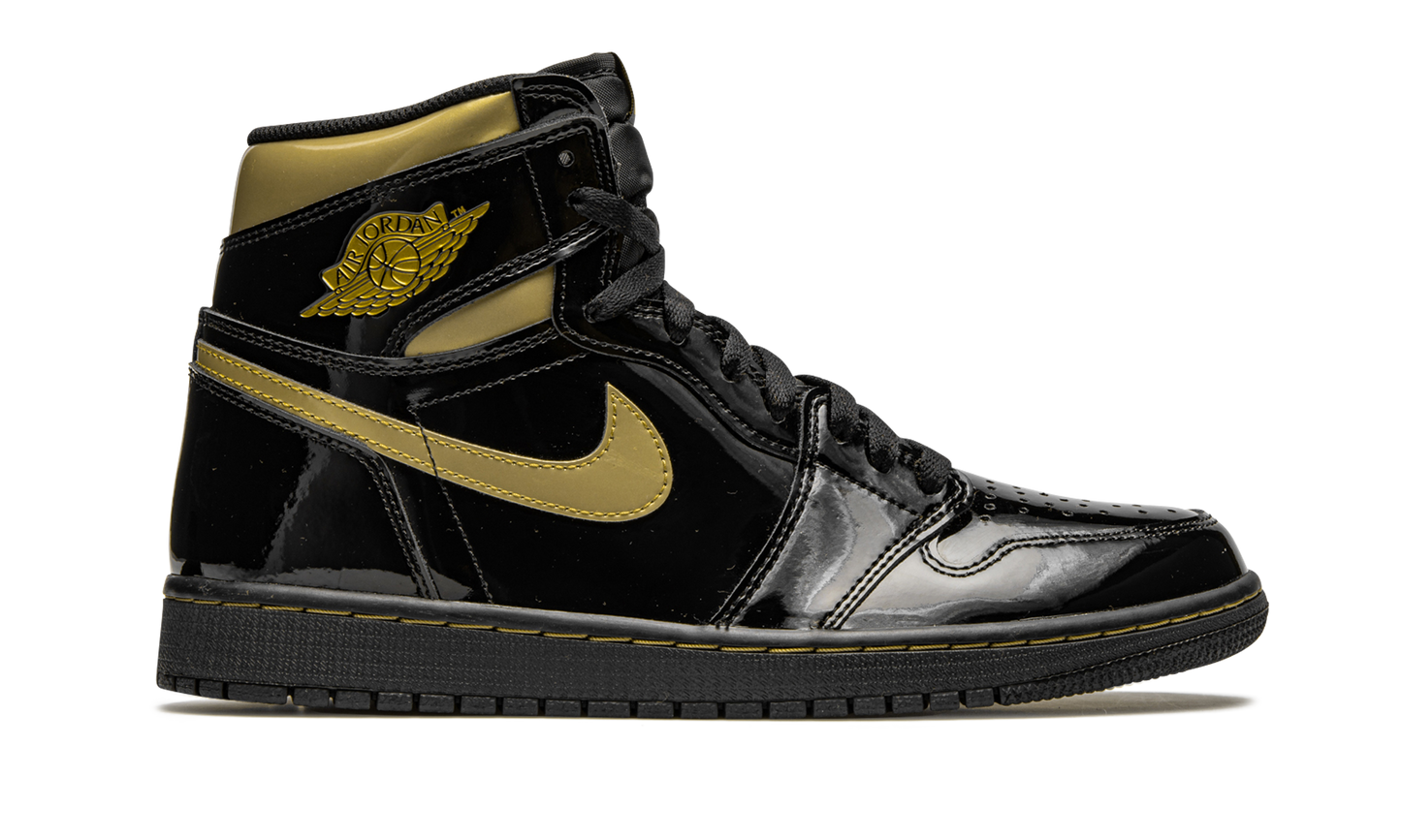 Air Jordan 1 Retro High Black Metallic Gold (2020)