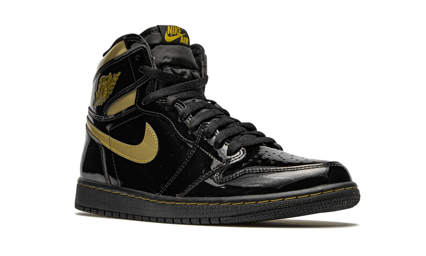Air Jordan 1 Retro High Black Metallic Gold (2020)
