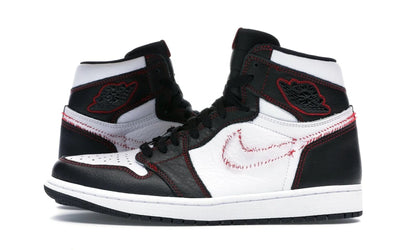 Air Jordan 1 Retro High Defiant White Black Gym Red