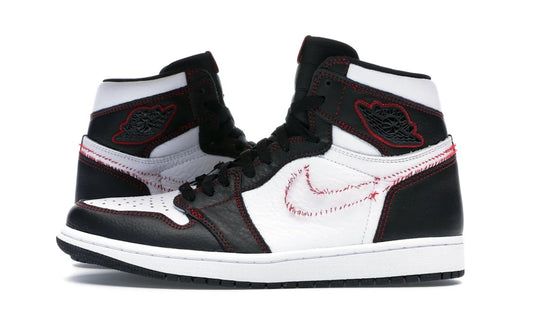 Air Jordan 1 Retro High Defiant White Black Gym Red