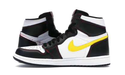 Air Jordan 1 Retro High Defiant White Black Gym Red