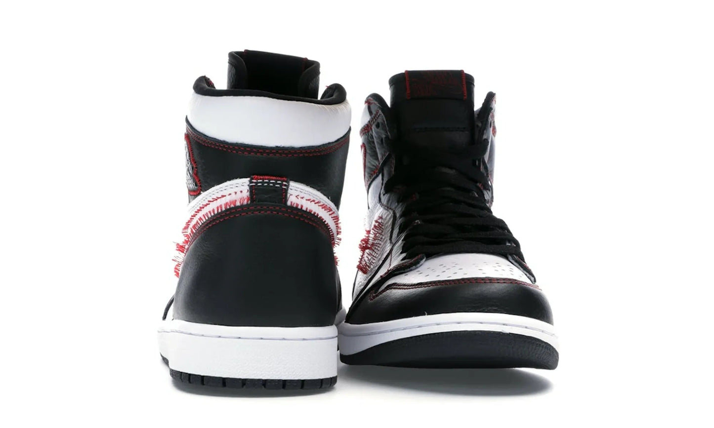 Air Jordan 1 Retro High Defiant White Black Gym Red