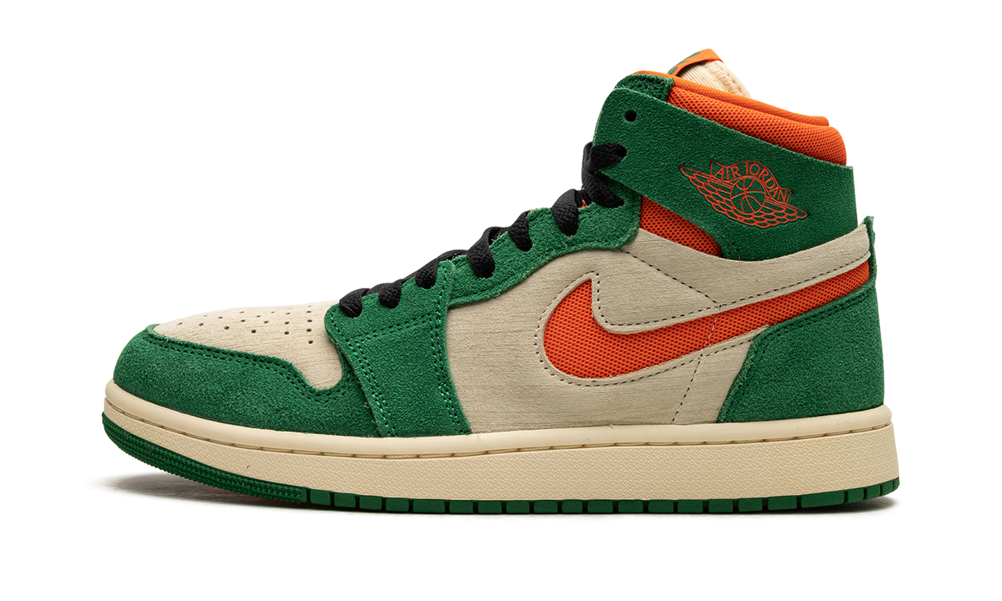 Air Jordan 1 High Zoom Air CMFT 2 Pine Green Orange Blaze
