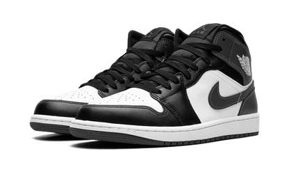 Air Jordan 1 Mid Black White Iron Grey