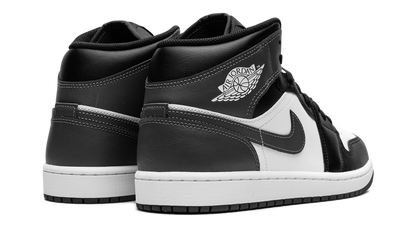 Air Jordan 1 Mid Black White Iron Grey