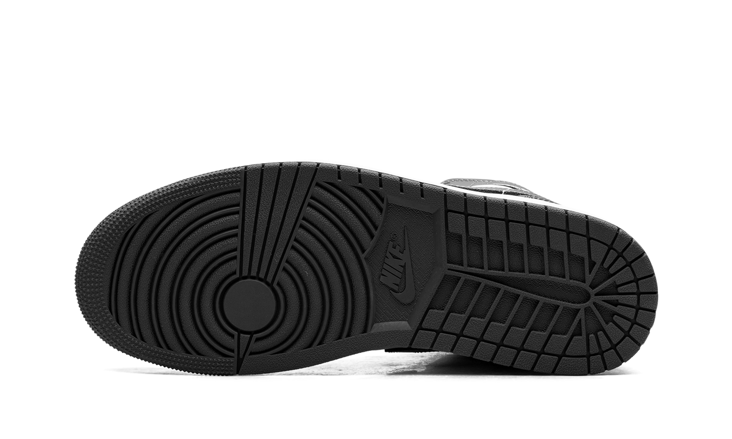 Air Jordan 1 Mid Black White Iron Grey