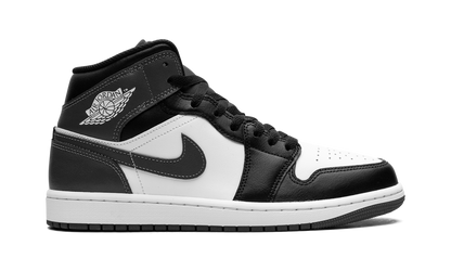 Air Jordan 1 Mid Black White Iron Grey