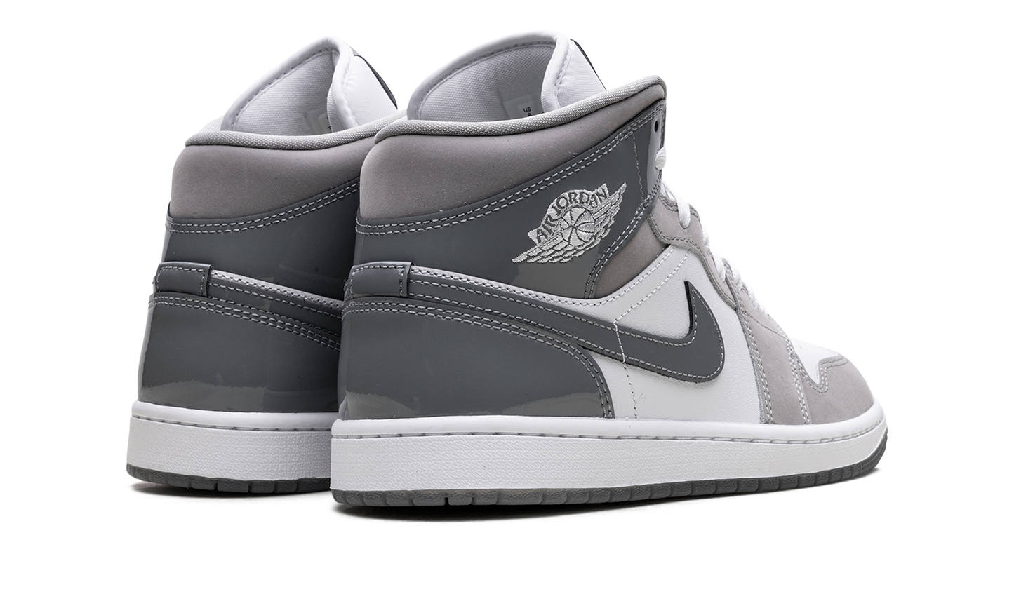 Air Jordan 1 Mid SE White Medium Grey Cool Grey
