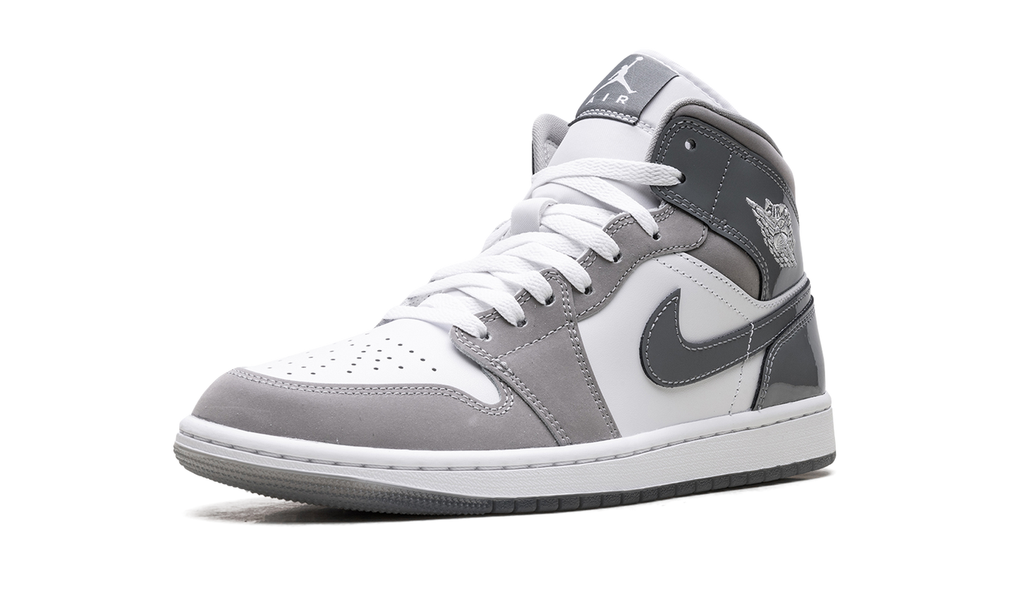 Air Jordan 1 Mid SE White Medium Grey Cool Grey