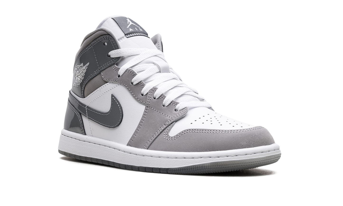 Air Jordan 1 Mid SE White Medium Grey Cool Grey