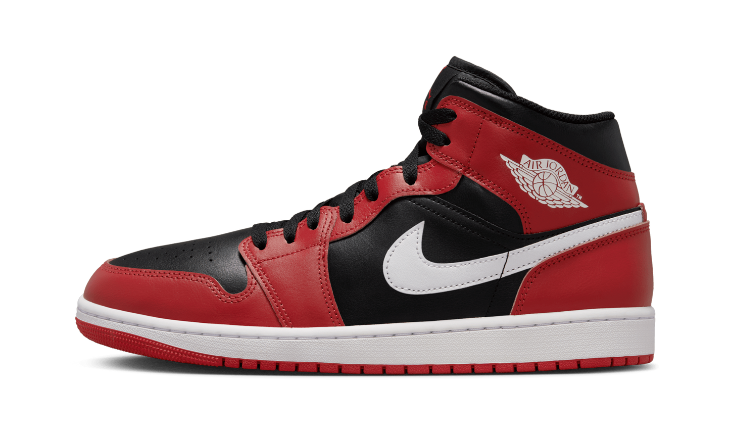 Air Jordan 1 Mid Gym Red Black White (2024)