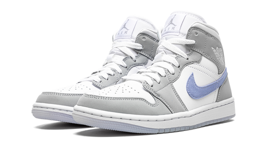 Air Jordan 1 Mid Wolf Grey Aluminum
